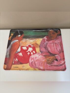 Vintage P. Gauguin Hawaii Aloha Mebel Melamine Tray MADE IN ITALY 12''X9.5''